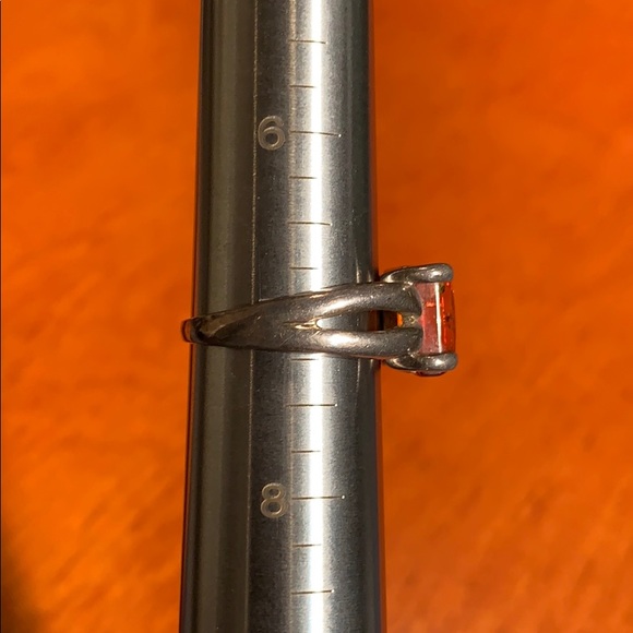 Sterling 925 Silver Amber ring - Picture 7 of 7